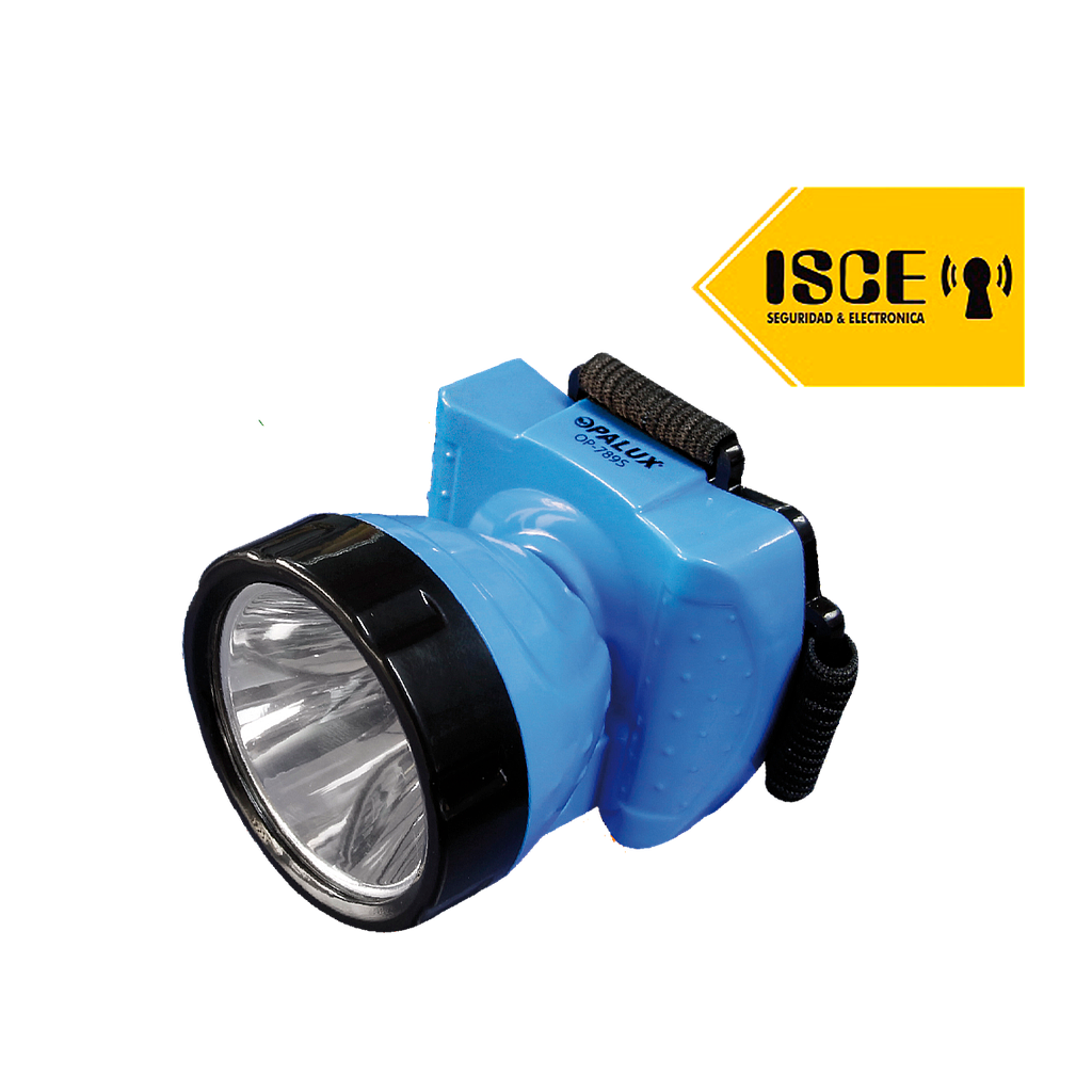 OPALUX LINTERNA FRONTAL 5W ALTA BAJA RECARGABLE 220V