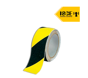 OPALUX CINTA ANTIDESLIZANTE NEGRO/AMARILLO 18MX50MM