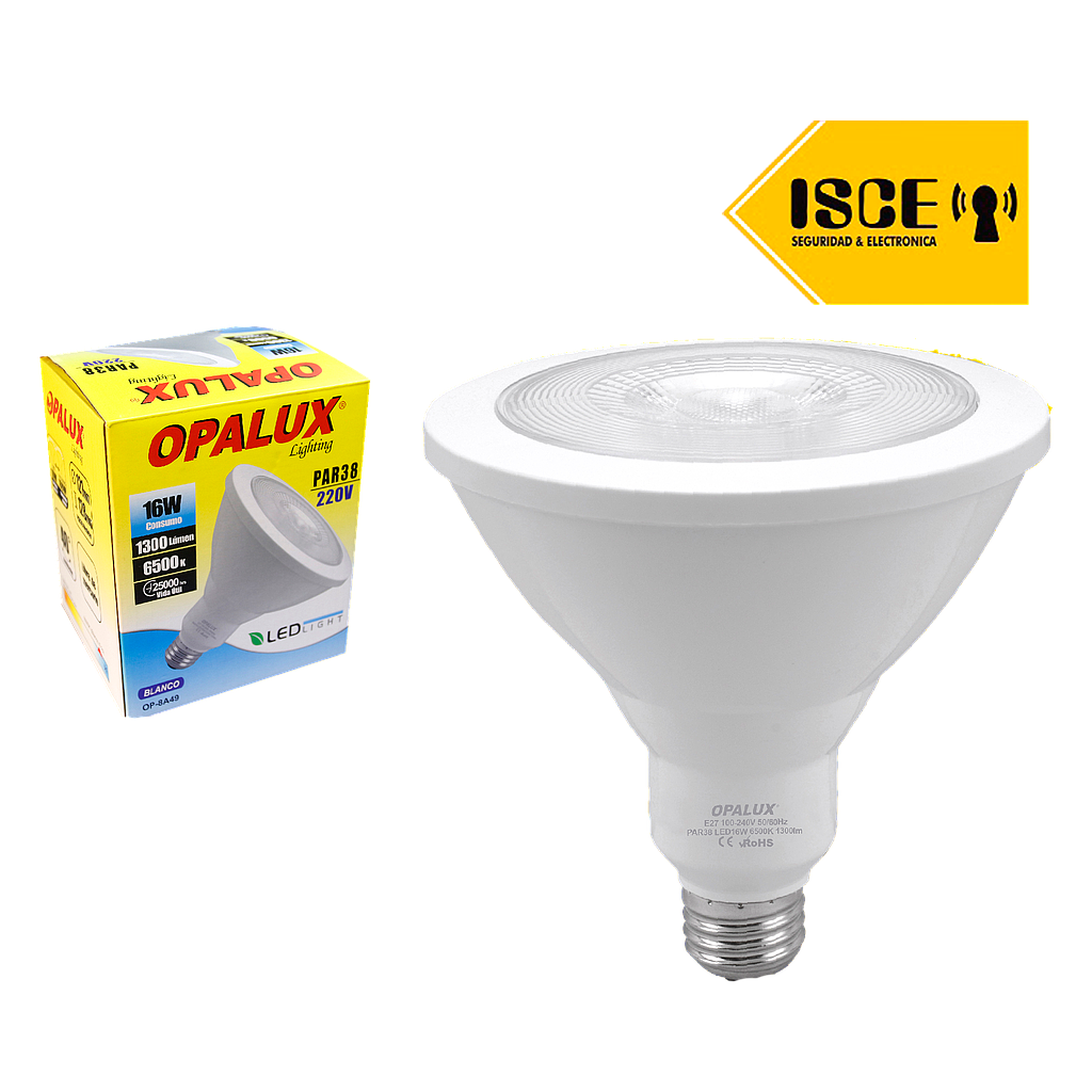 OPALUX FOCO LED PAR38 16W 1300LM 6500K 40°