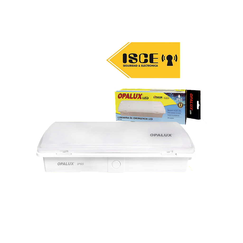 OPALUX LUMINARIA DE EMERGENCIA 2H 50 LED SMD IP65 BATERIA 6V/1.5AH