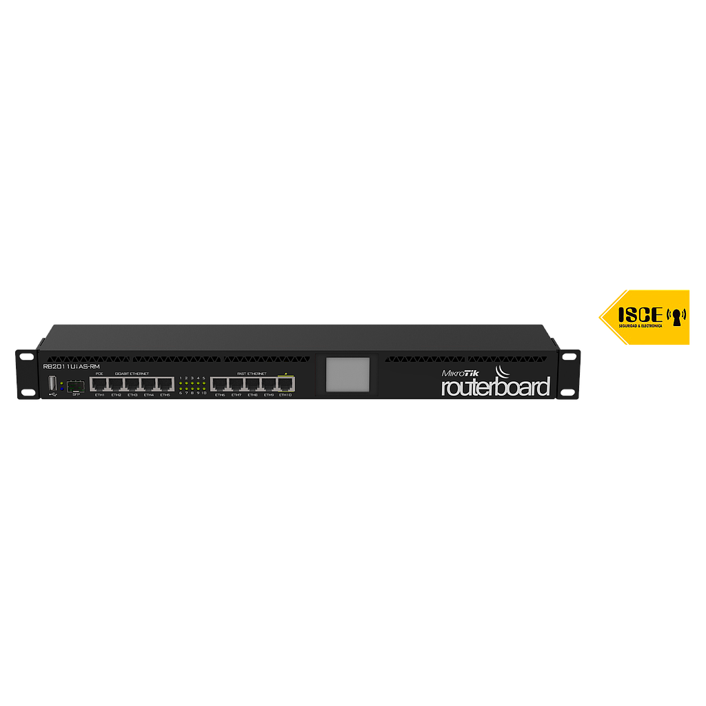 MIKROTIK ROUTER BOARD WITH 1U RACKMOUNT CASE
