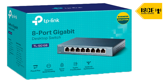 TP-LINK SWITCH 8P GIGABIT METAL