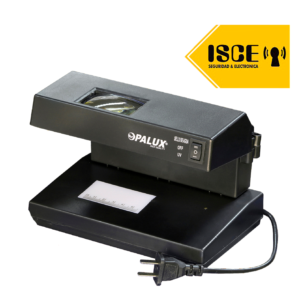 OPALUX DETECTOR DE BILLETE FALSO PVC LUZ UV 9W SELLO