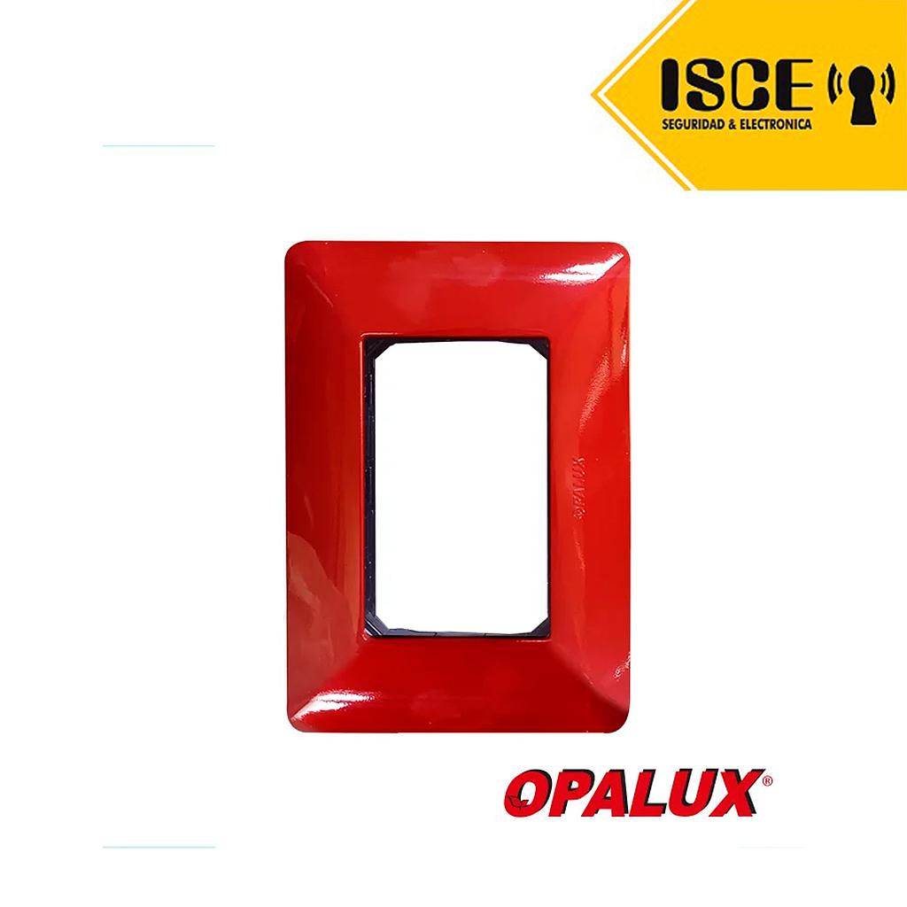 OPALUX PLACA TRIPLE CON SOPORTE ROJO MASTER 200