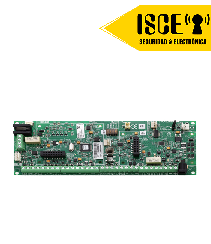 RISCO LIGHTSYS PANEL 2 - 8 ZONAS / GABINETE RP432B + TECLADO RP432KP + FU MOD. RP432M