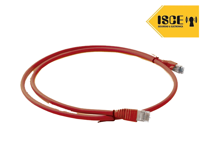 SATRA PATCH CORD CAT6 1M ROJO