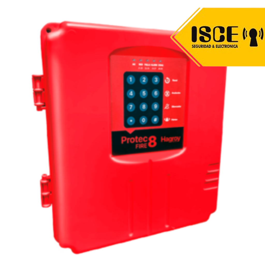 HAGROY PANEL DE ALARMA PROTEC FIRE 8 SMD/THD