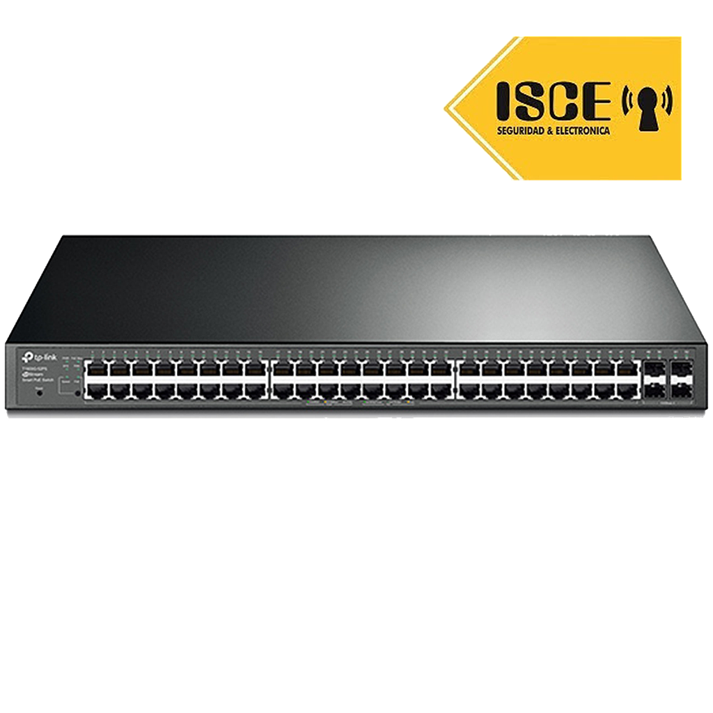 TP-LINK 48PORT GIGABIT SMART POE + 4 SFP