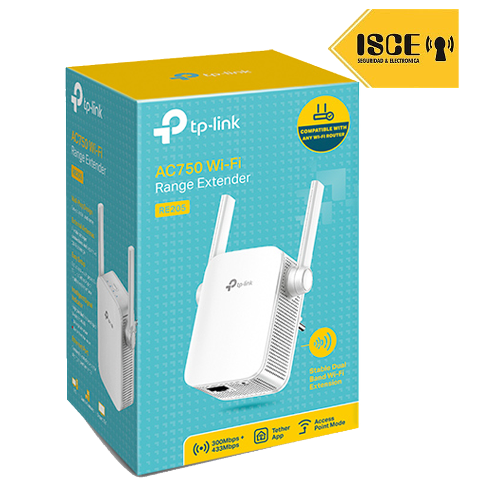 TP-LINK EXTENSOR DE COBERTURA WI-FI AC750