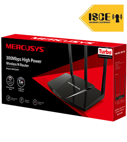 MERCUSYS ROUTER HIGHPOWER N 300MBPS