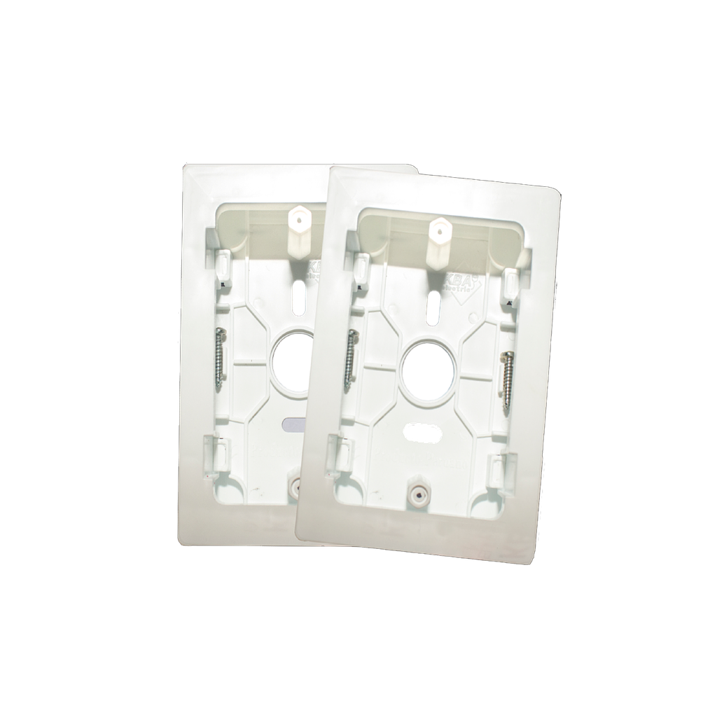 KBA CAJA MODULAR DE 2X4 BLANCO KBA-013