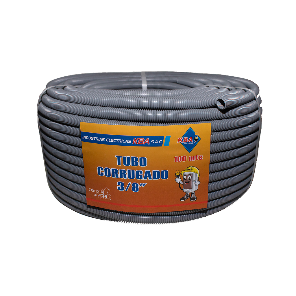 KBA TUBO CORRUGADO DE 3/8&quot;