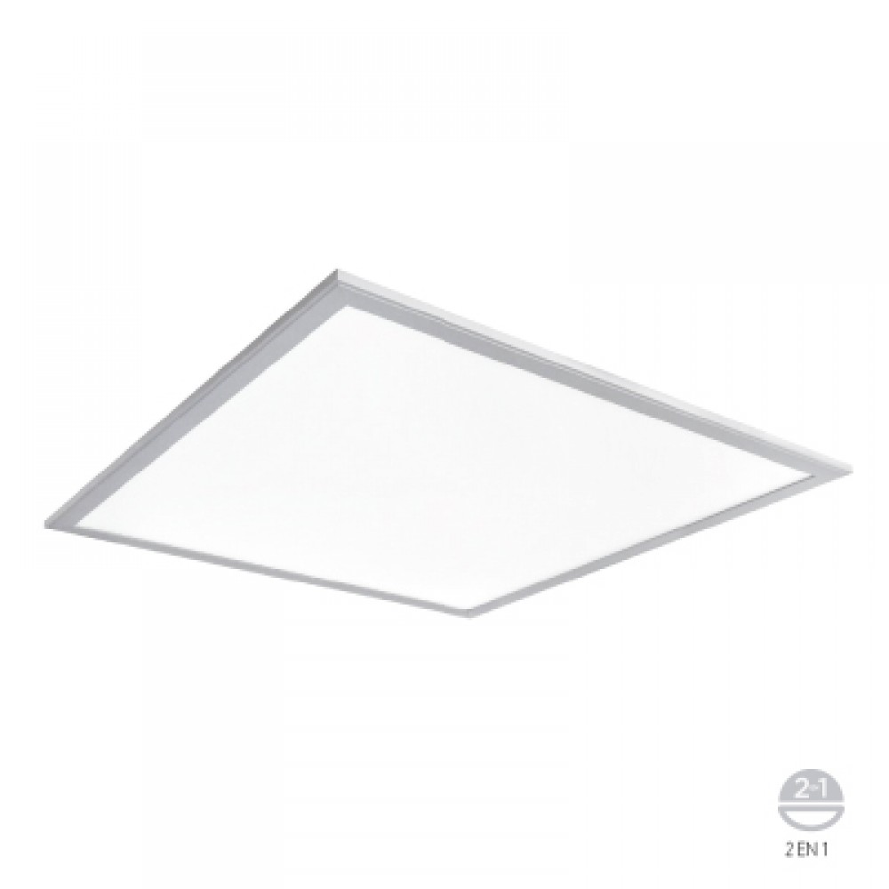 LIGHTECH PANEL LED 48W P/EMP 60K 3840LM 595X595X9MM WH 170- 265V 50-60HZ 60x60