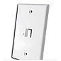 SATRA PLACA PARED SIMPLE 1PTO BLANCO
